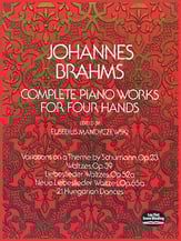 Complete Piano Works for Four Hands piano sheet music cover